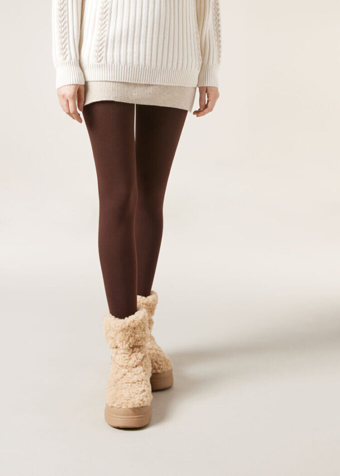 Opaque Matte Thermal Tights