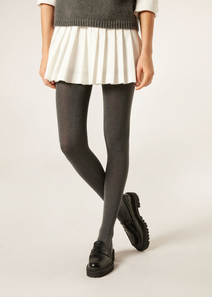 Opaque Matte Thermal Tights