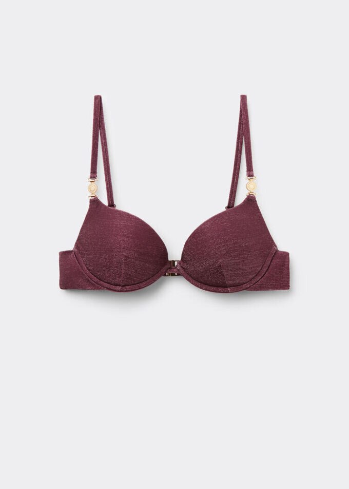 Padded Push-Up Swimsuit Top Golden Glow Padded Push-Up Swimsuit Top Golden Glow