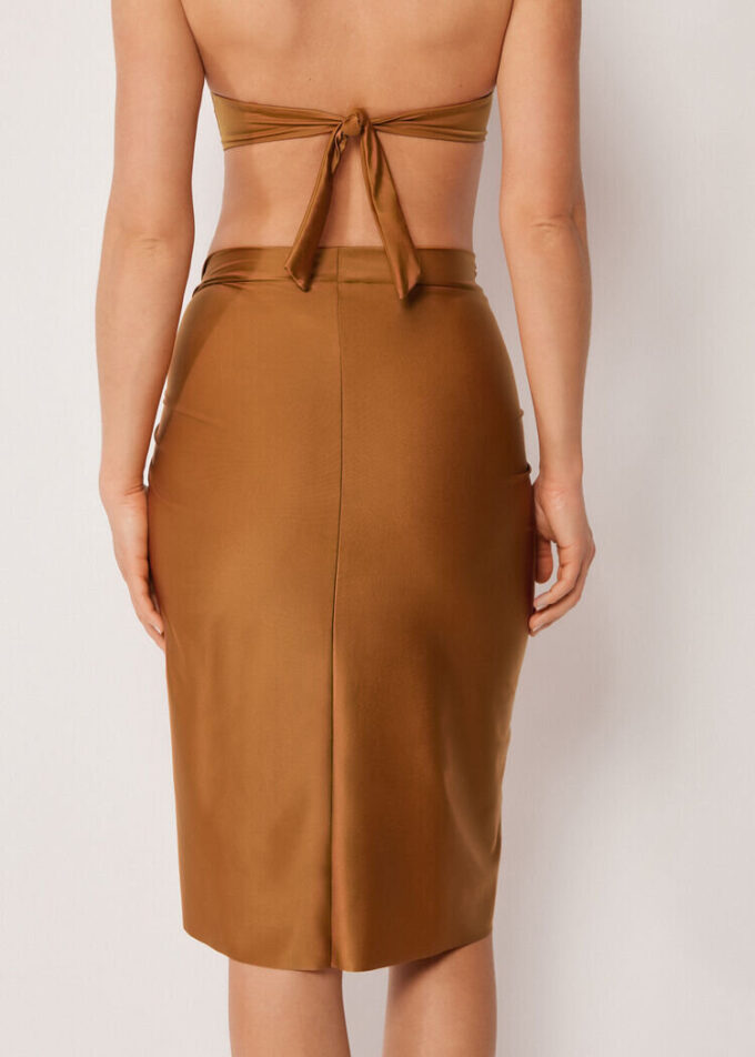 Pareo Skirt Shiny Satin Pareo Skirt Shiny Satin