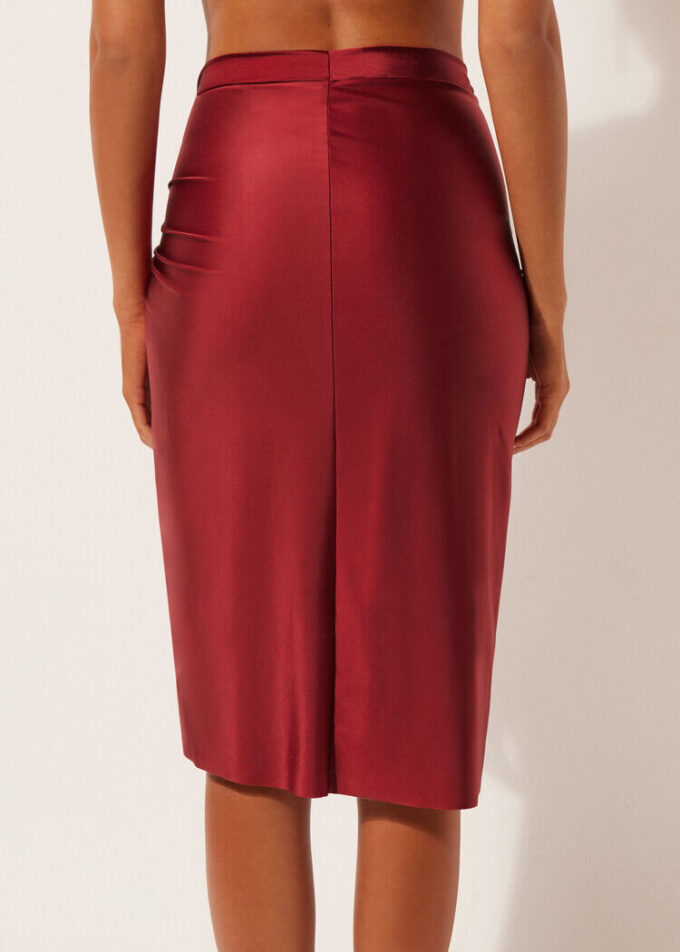 Pareo Skirt Shiny Satin Pareo Skirt Shiny Satin