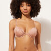 Push up Swimsuit Shiny Satin Push up Swimsuit Shiny Satin