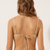 Push-Up Swimsuit Top Gold Waves