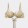 Push-Up Swimsuit Top Gold Waves