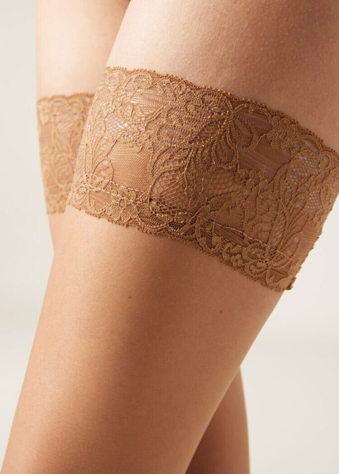Sheer 20 Denier Thigh High Stockings Sheer 20 Denier Thigh High Stockings