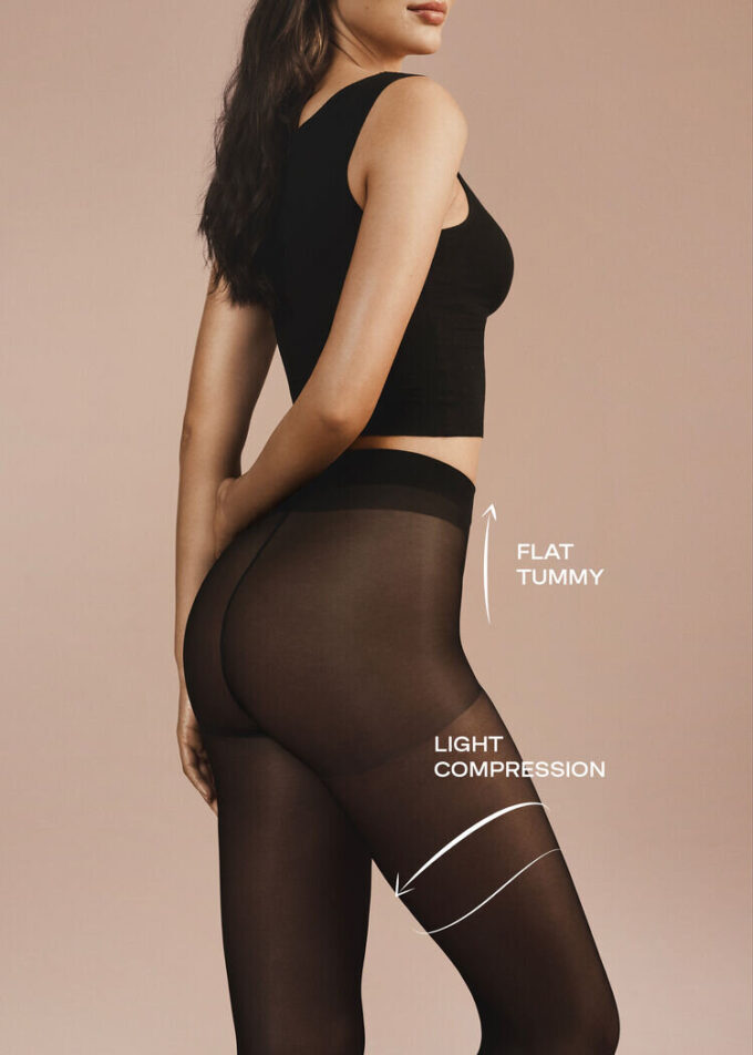 Sheer Control Top Sculpt 30 Denier Tights