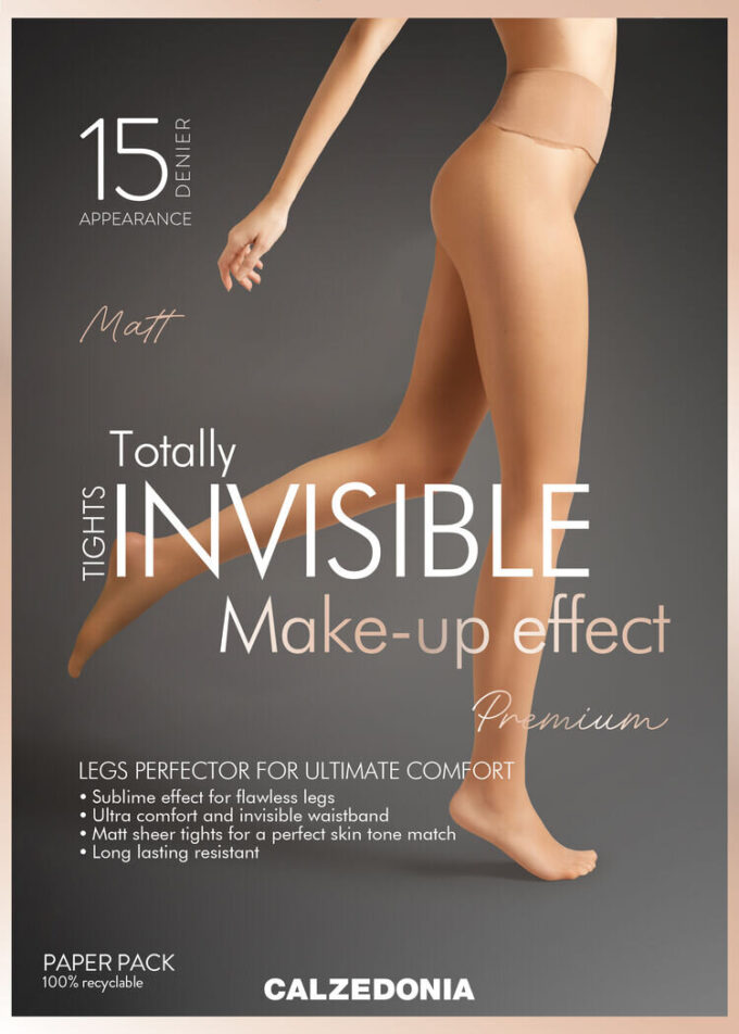 Sheer Matte Invisible Make up Effect 15 Denier Tights