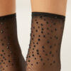Sheer Short Socks with Rhinestones Sheer Short Socks with Rhinestones