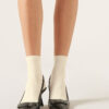 Short Socks with Trimmed Cuffs