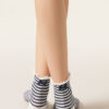 Stripe and Bow Socks