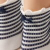 Stripe and Bow Socks