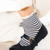 Stripe and Bow Socks