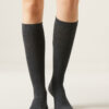 Tall Satin Cotton Socks