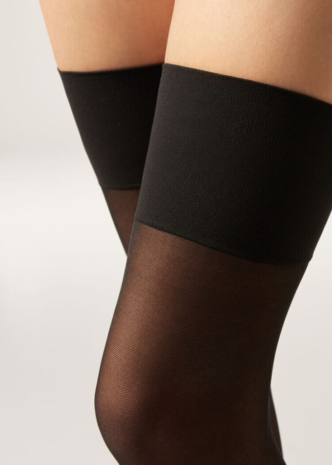 Thirty Denier Sheer Over-The-Knee Socks Thirty Denier Sheer Over-The-Knee Socks
