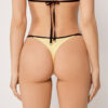 Thong Swimsuit Bottom Bicolor Piping Thong Swimsuit Bottom Bicolor Piping