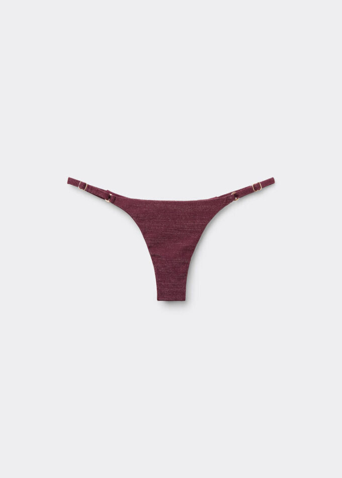 Thong Swimsuit Bottom Golden Glow Thong Swimsuit Bottom Golden Glow