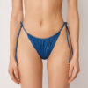 Thong Swimsuit Bottoms Shiny Satin