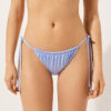 Thong Swimsuit Bottoms Shiny Satin