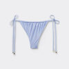 Thong Swimsuit Bottoms Shiny Satin