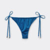 Thong Swimsuit Bottoms Shiny Satin
