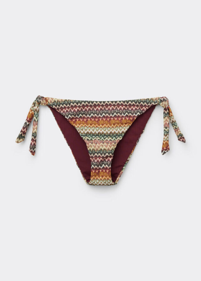 Tied Swimsuit Bottom Elegant Ethnic
