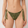Tied Swimsuit Bottom Natural Tie-Dye