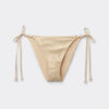 Tied Swimsuit Bottoms Gold Waves