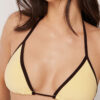 Triangle Swimsuit Top Bicolor Piping