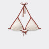 Triangle Swimsuit Top Bicolor Piping