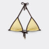 Triangle Swimsuit Top Bicolor Piping