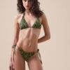 Triangle Swimsuit Top Natural Tie-Dye