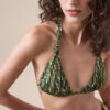 Triangle Swimsuit Top Natural Tie-Dye
