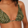 Triangle Swimsuit Top Natural Tie-Dye