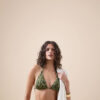 Triangle Swimsuit Top Natural Tie-Dye