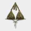 Triangle Swimsuit Top Natural Tie-Dye