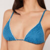 Triangle Swimsuit Top Sea Corals
