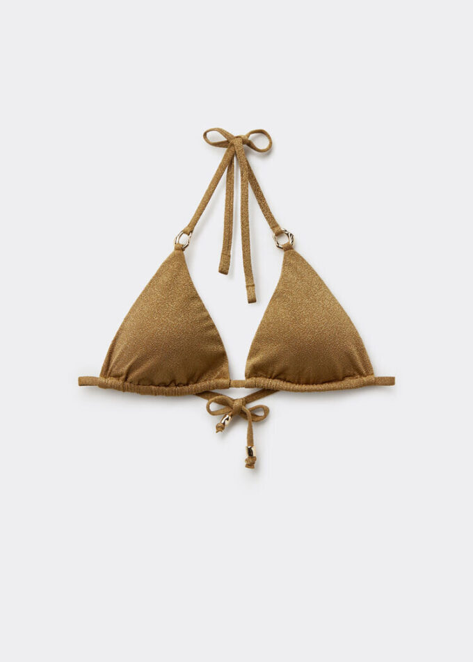 Triangle Swimsuit Top Sophisticated Shine
