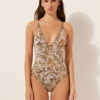 Tropical Foliage One Piece Swimsuit