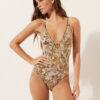 Tropical Foliage One Piece Swimsuit