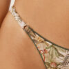 Tropical Foliage Thong Swimsuit Bottoms