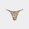 Tropical Foliage Thong Swimsuit Bottoms