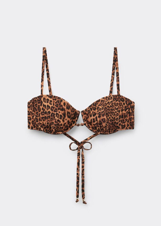 Wild Animalier Balconette Swimsuit Top