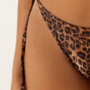 Wild Animalier Thong Swimsuit Bottoms